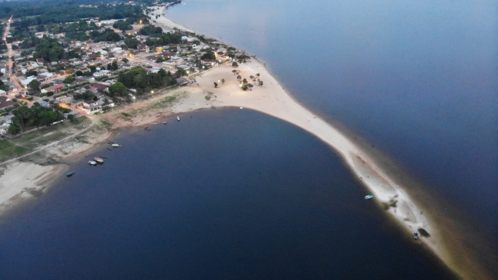 Vista aérea da praia da Ponta da Maresia - Foto Rodrigo Negreiros